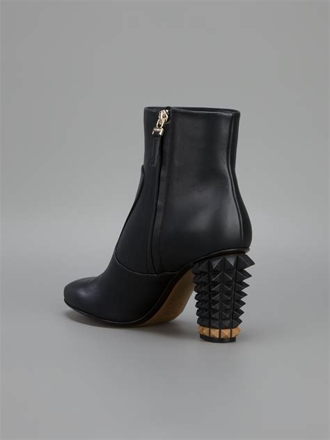 fendi black heel|fendi high heel boots.